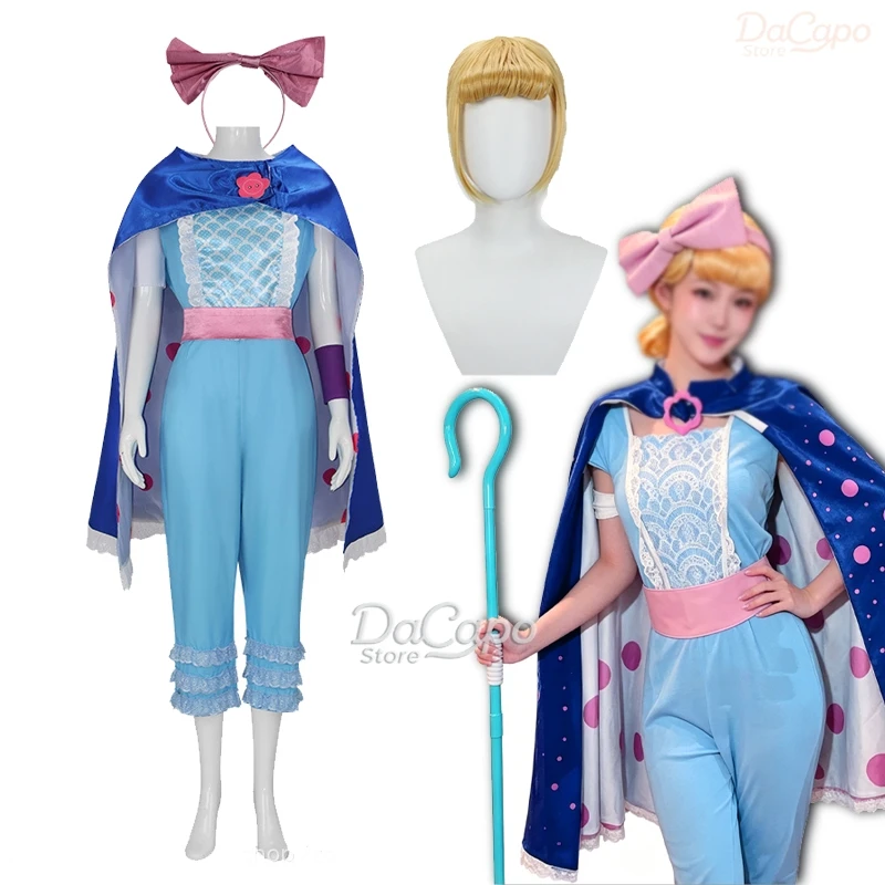 Pastourelle Cosplay Shepherdess Bo Women Peepp Cute Cosplay Costumes wig Blue Pants Suit Medieval Sweet Retro Pastoral Outfit
Pastourelle Cosplay Shepherdess Bo Women Peepp Cute Cosplay Costumes wig Blue Pants Suit Medieval Sweet Retro Pastoral Outfit