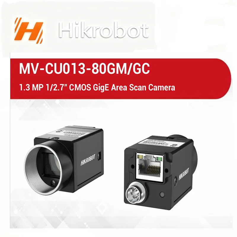 Hikrobot MV-CU013-80GM/GC 1.3MP Area Scan Camera, GigE, SS, Industrial Camera Area Scan Camera
Hikrobot MV-CU013-80GM/GC 1.3MP Area Scan Camera, GigE, SS, Industrial Camera Area Scan Camera