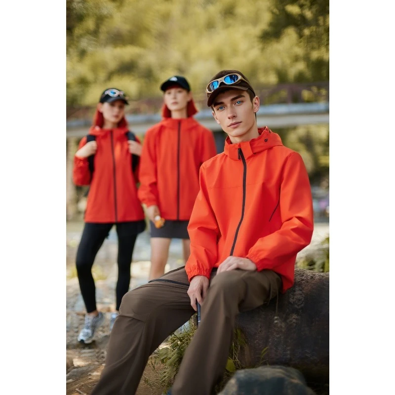 Men's and Women's Spring and Autumn Orange Outdoor Jackets Fashionable Breathable Water-resistant Hiking Traveling Jackets
Men's and Women's Spring and Autumn Orange Outdoor Jackets Fashionable Breathable Water-resistant Hiking Traveling Jackets