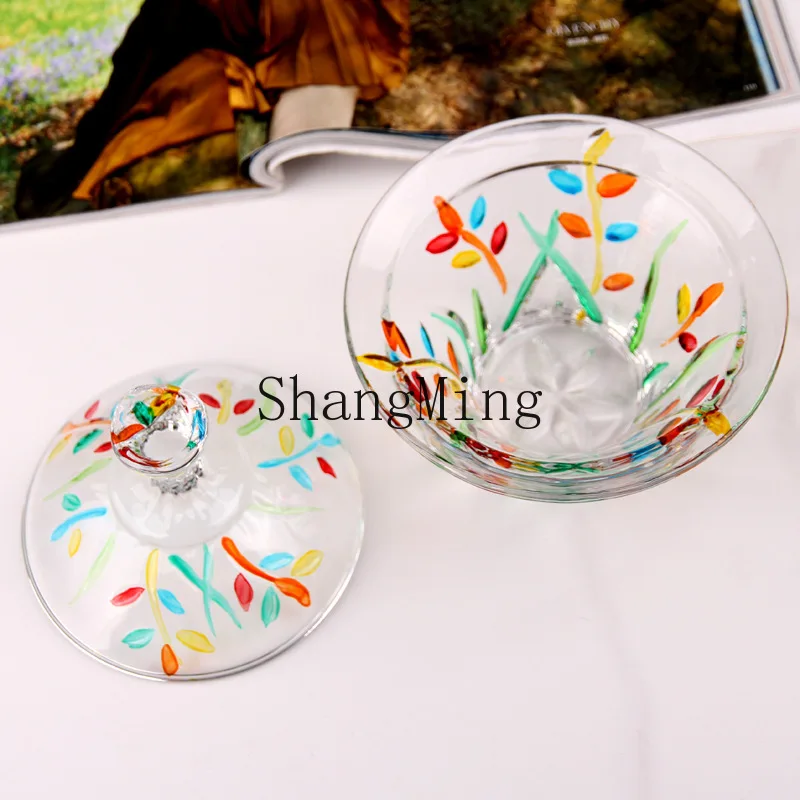 CL Creative Glass Sugar Jar Bird's Nest Cup with Lid Glass Bowl Dessert Bowl Household Sugar Water Bowl Candy Jar Storage Jar
CL Creative Glass Sugar Jar Bird's Nest Cup with Lid Glass Bowl Dessert Bowl Household Sugar Water Bowl Candy Jar Storage Jar