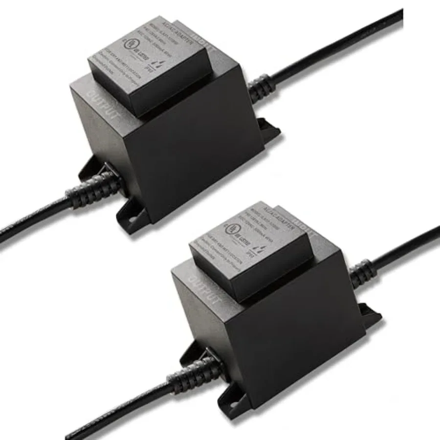Outdoor Landscape Transformer UL Listed 110/120V to AC 12V/5A 60W Waterproof Power Supply Converter for LED Spotlight Pathway L
Outdoor Landscape Transformer UL Listed 110/120V to AC 12V/5A 60W Waterproof Power Supply Converter for LED Spotlight Pathway L