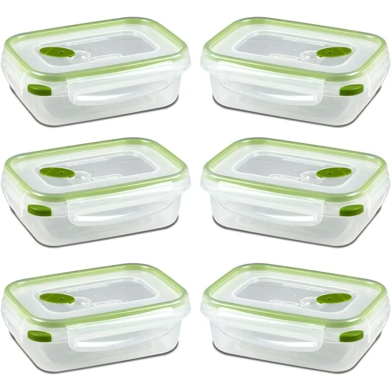 Ultra Seal 3.1 Cup Rectangle Food Storage Container, Clear Green, See Through Lid & Base With New Leaf Accents
Ultra Seal 3.1 Cup Rectangle Food Storage Container, Clear Green, See Through Lid & Base With New Leaf Accents