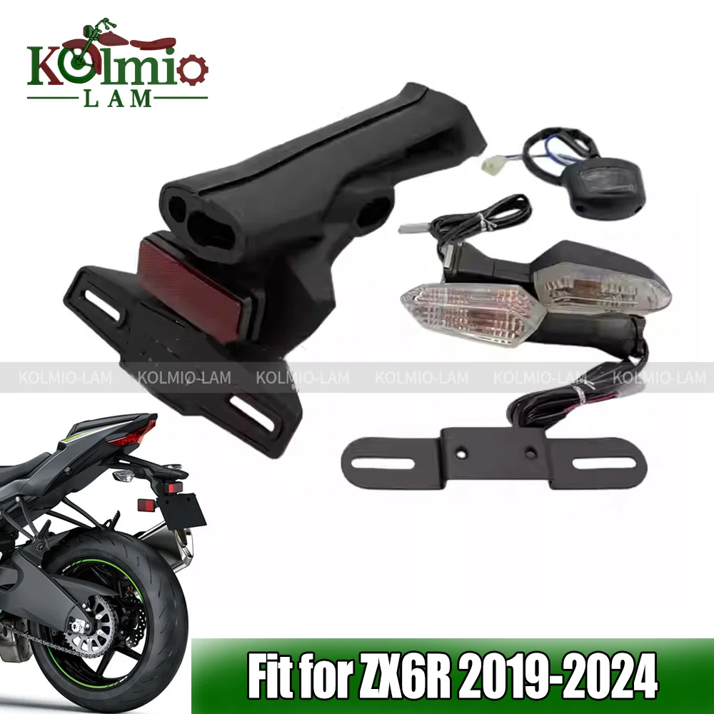 Fit for 2019 - 2024 Kawasaki ZX-6R ZX636 Rear Fender Motorcycle License Number Plate Light Frame Holder ZX6R 636 2023 2022 2021
Fit for 2019 - 2024 Kawasaki ZX-6R ZX636 Rear Fender Motorcycle License Number Plate Light Frame Holder ZX6R 636 2023 2022 2021