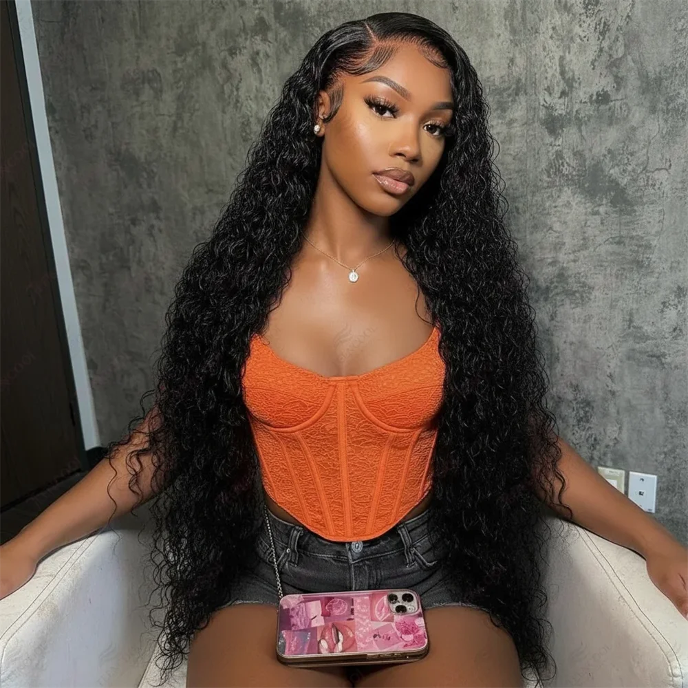 Soft Natural Black Glueless 26 Inch Long Kinky Curly Lace Front Wig For Women With Baby Hair Synthetic Preplucked Glueless Daily
Soft Natural Black Glueless 26 Inch Long Kinky Curly Lace Front Wig For Women With Baby Hair Synthetic Preplucked Glueless Daily