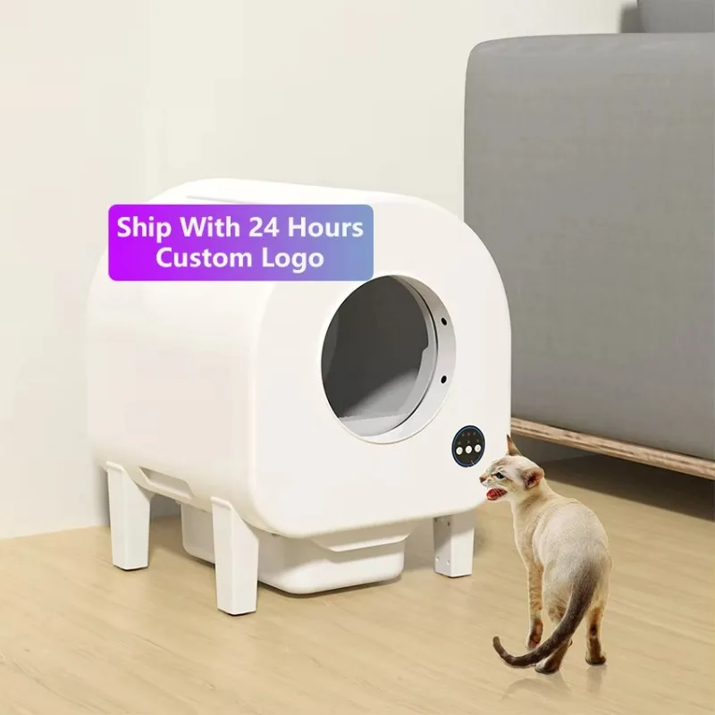 Pet Supplies Quiet Operation Touch Measuring Weight T uya APP Remote Large Automatic Cat Litter Box Smart Cat Toliet
Pet Supplies Quiet Operation Touch Measuring Weight T uya APP Remote Large Automatic Cat Litter Box Smart Cat Toliet