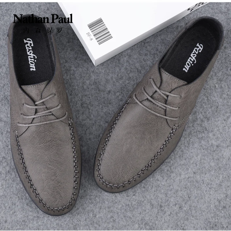 Men's shoes driving shoes 2024 summer new soft-soled business small leather shoes fashion lace-up trend youth casual shoes
Men's shoes driving shoes 2024 summer new soft-soled business small leather shoes fashion lace-up trend youth casual shoes