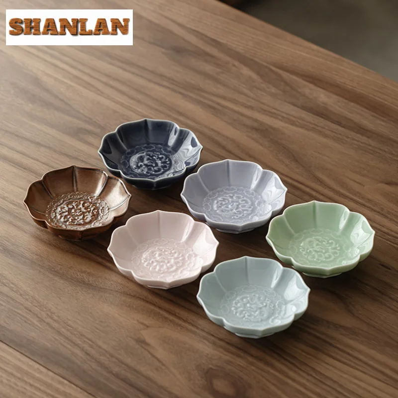 Creative Lotus Pattern Fruit Plate Zen Ceramic Snack Plate Retro Fruit Dishes Boutique Pastry Plate Hospitality Dishes Crafts
Creative Lotus Pattern Fruit Plate Zen Ceramic Snack Plate Retro Fruit Dishes Boutique Pastry Plate Hospitality Dishes Crafts