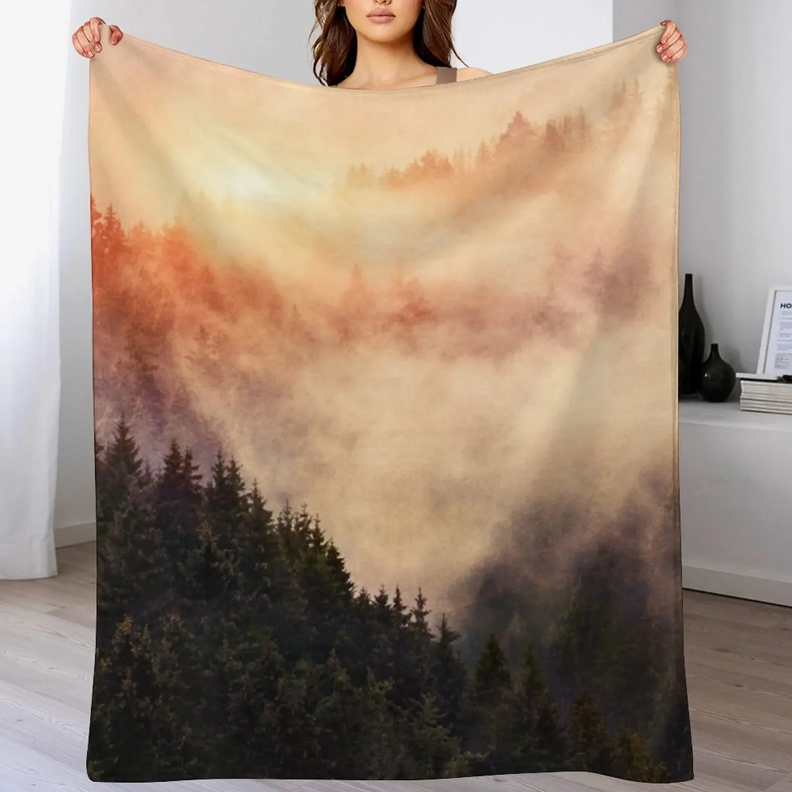 In My Other World // Sunrise In A Romantic Misty Foggy Autumn Fairytale Wilderness Forest With Trees Covered In Fo Throw Blanket
In My Other World // Sunrise In A Romantic Misty Foggy Autumn Fairytale Wilderness Forest With Trees Covered In Fo Throw Blanket