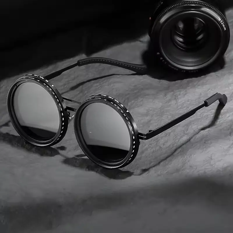 2025 Hot Sale Adjustable Sunglasses Men Nd Filter Glasses ND9 Speed Dimming Sun Glasses Round Polarized Fishing Driving Eyewear
2025 Hot Sale Adjustable Sunglasses Men Nd Filter Glasses ND9 Speed Dimming Sun Glasses Round Polarized Fishing Driving Eyewear