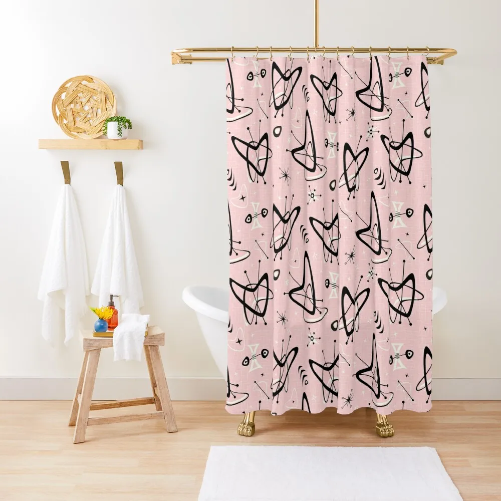 Atomic Fifties Flashback - Pink Shower Curtain Shower Curtain For Bathroom Set Shower Curtains For Bathrooms
Atomic Fifties Flashback - Pink Shower Curtain Shower Curtain For Bathroom Set Shower Curtains For Bathrooms
