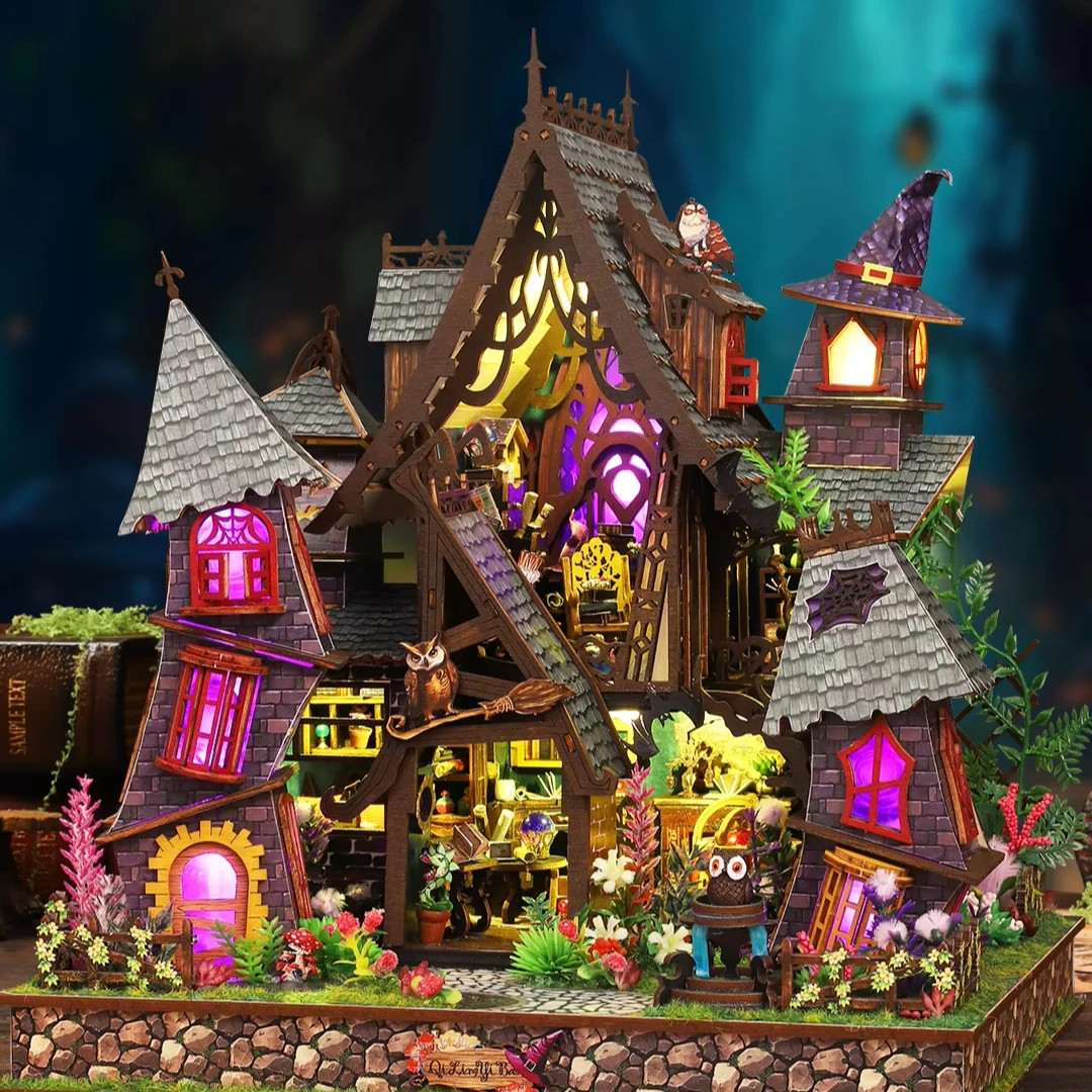 DIY Qixianbao Wooden Strange Castle 3D Puzzle Toy Model-Manual Assembly Book Stand 101-500 Pieces for Ages 14+
DIY Qixianbao Wooden Strange Castle 3D Puzzle Toy Model-Manual Assembly Book Stand 101-500 Pieces for Ages 14+