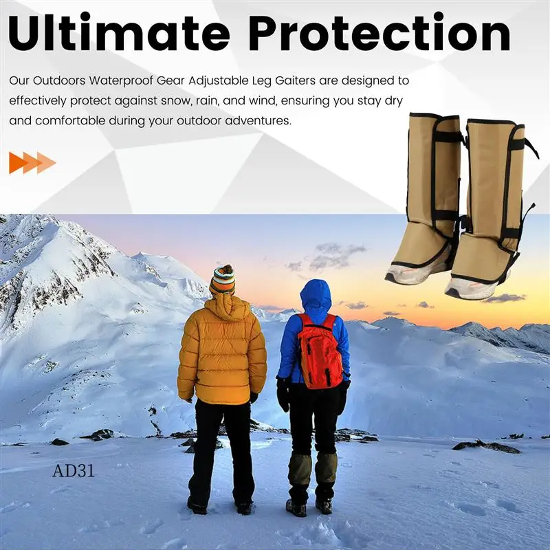 New-Outdoors Waterproof Gear Adjustable Leg Gaiters To Protect Against Snow Leg Gaiters To Protect Rain And Wind While
New-Outdoors Waterproof Gear Adjustable Leg Gaiters To Protect Against Snow Leg Gaiters To Protect Rain And Wind While