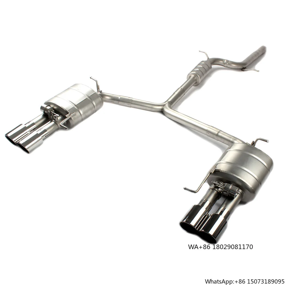 Выхлопная система JYDFor A4L 2.0T Catback из нержавеющей стали с клапанной системой Valvetronic и индивидуальным наконечником.
Выхлопная система JYDFor A4L 2.0T Catback из нержавеющей стали с клапанной системой Valvetronic и индивидуальным наконечником.
