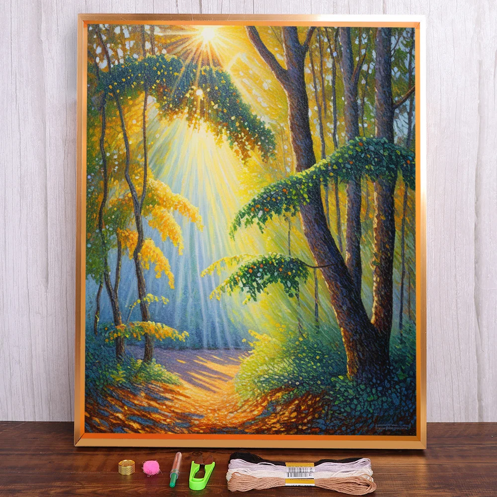 Scenery Sunsine Printed Fabric 11CT Cross-Stitch Set Embroidery Sewing Hobby Knitting Handiwork Room Decor Counted Wholesale
Scenery Sunsine Printed Fabric 11CT Cross-Stitch Set Embroidery Sewing Hobby Knitting Handiwork Room Decor Counted Wholesale