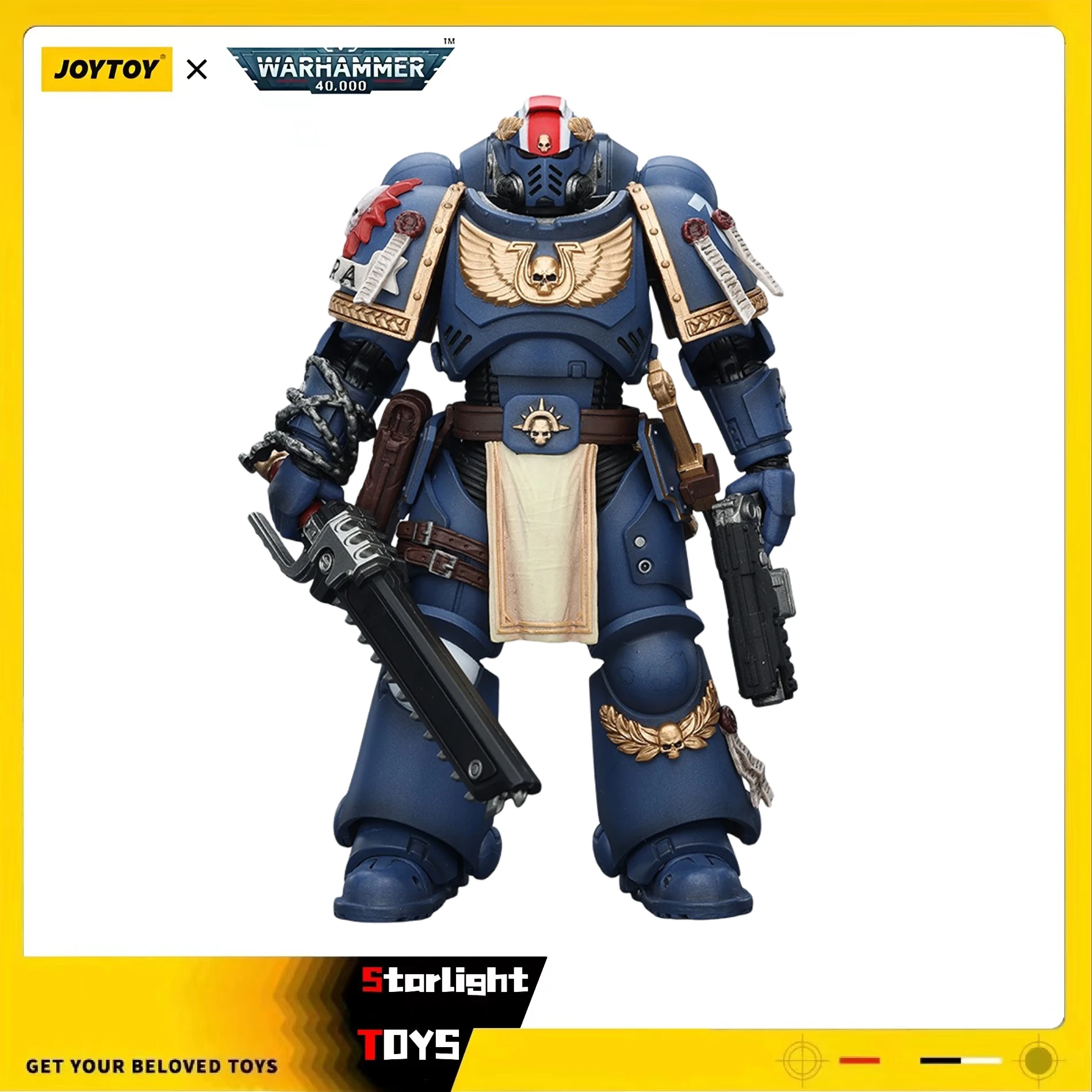 【JOYTOY】Warhammer 40K Ultramarines Titus with Laurels of Victory 1/18 Action Figure Model Toy
【JOYTOY】Warhammer 40K Ultramarines Titus with Laurels of Victory 1/18 Action Figure Model Toy