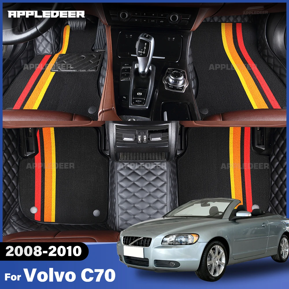 Для Volvo C70 2008-2010 двухслойные автомобильные коврики на заказ, автомобильный ковер, аксессуары для интерьера
Для Volvo C70 2008-2010 двухслойные автомобильные коврики на заказ, автомобильный ковер, аксессуары для интерьера