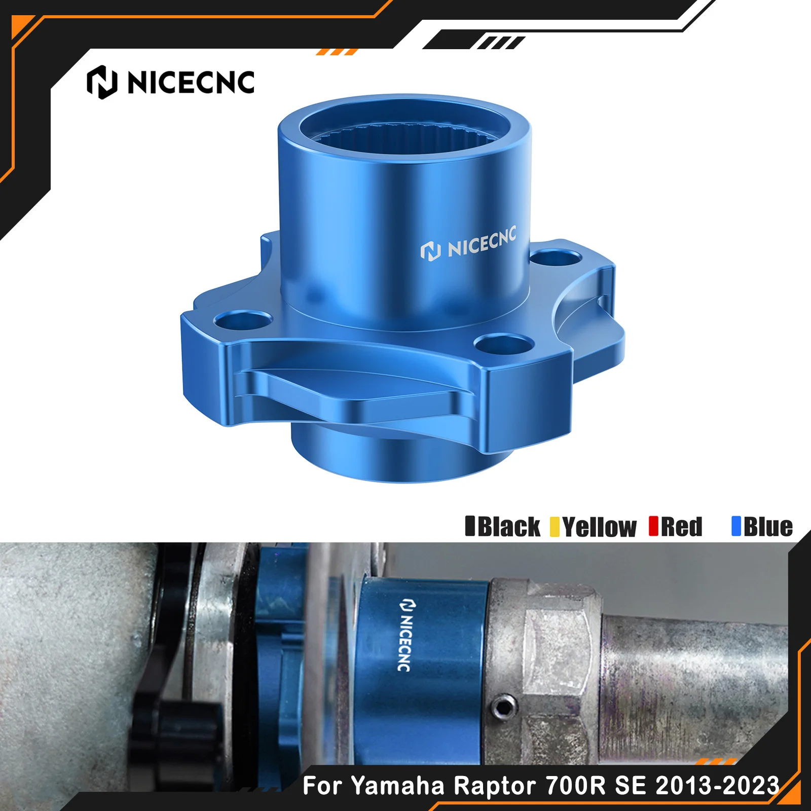 NICECNC For Raptor Yamaha 700 Aluminum Rear Axle Disc Brake Hub ATV For Yamaha Raptor 700 700R SE 2013-2023 2021 2020
NICECNC For Raptor Yamaha 700 Aluminum Rear Axle Disc Brake Hub ATV For Yamaha Raptor 700 700R SE 2013-2023 2021 2020