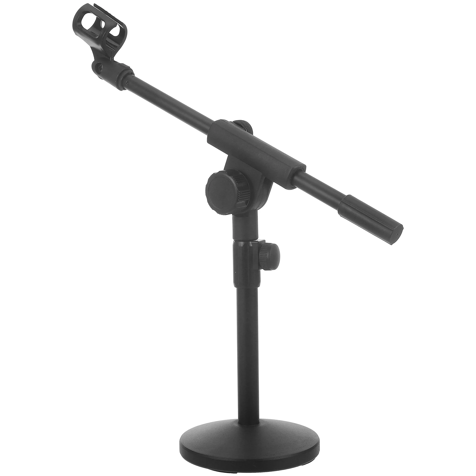 Microphone Stand Desktop Adjustable Height Sloping Arm Heavy Metal Base Durable Compact Easy Use Recording
Microphone Stand Desktop Adjustable Height Sloping Arm Heavy Metal Base Durable Compact Easy Use Recording