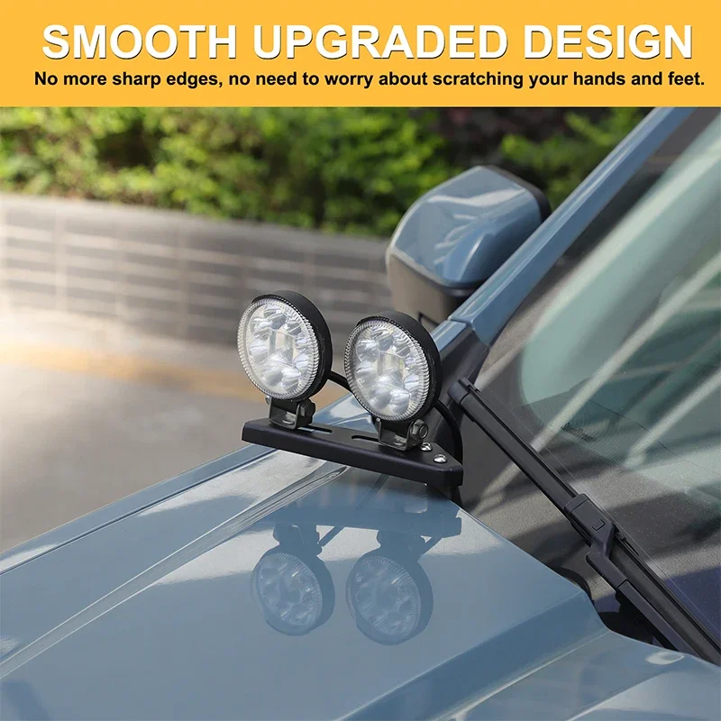 For Ford Maverick 2022-2025 Carbon Steel Black Car Hood Headlight Bracket Pillar Hood Mount Holder Trim Car Accessories 
For Ford Maverick 2022-2025 Carbon Steel Black Car Hood Headlight Bracket Pillar Hood Mount Holder Trim Car Accessories