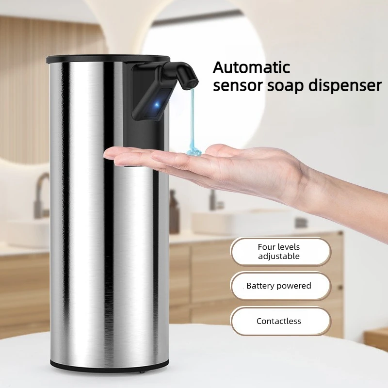 Metal Stainless Steel Adjustable Automatic Induction Soap Dispenser, New Detergent Intelligent Soap Feeder
Metal Stainless Steel Adjustable Automatic Induction Soap Dispenser, New Detergent Intelligent Soap Feeder