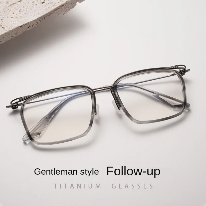 SH80863 Retro Pure Titanium Glasses Rim Business Men's Hawksbill Glasses Frame with Myopic Glasses Option Plain Glasses
SH80863 Retro Pure Titanium Glasses Rim Business Men's Hawksbill Glasses Frame with Myopic Glasses Option Plain Glasses