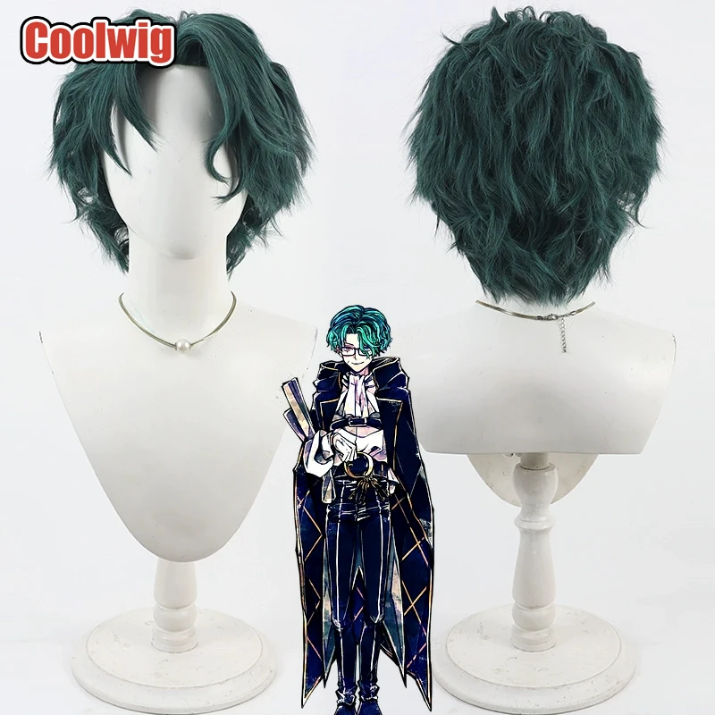 Coolwig Synthetic Hair Nac Stein Cosplay Wigs Devil Butler with Black Cat English Nac Stein 30cm Wavy Green Wig Heat Resistant
Coolwig Synthetic Hair Nac Stein Cosplay Wigs Devil Butler with Black Cat English Nac Stein 30cm Wavy Green Wig Heat Resistant