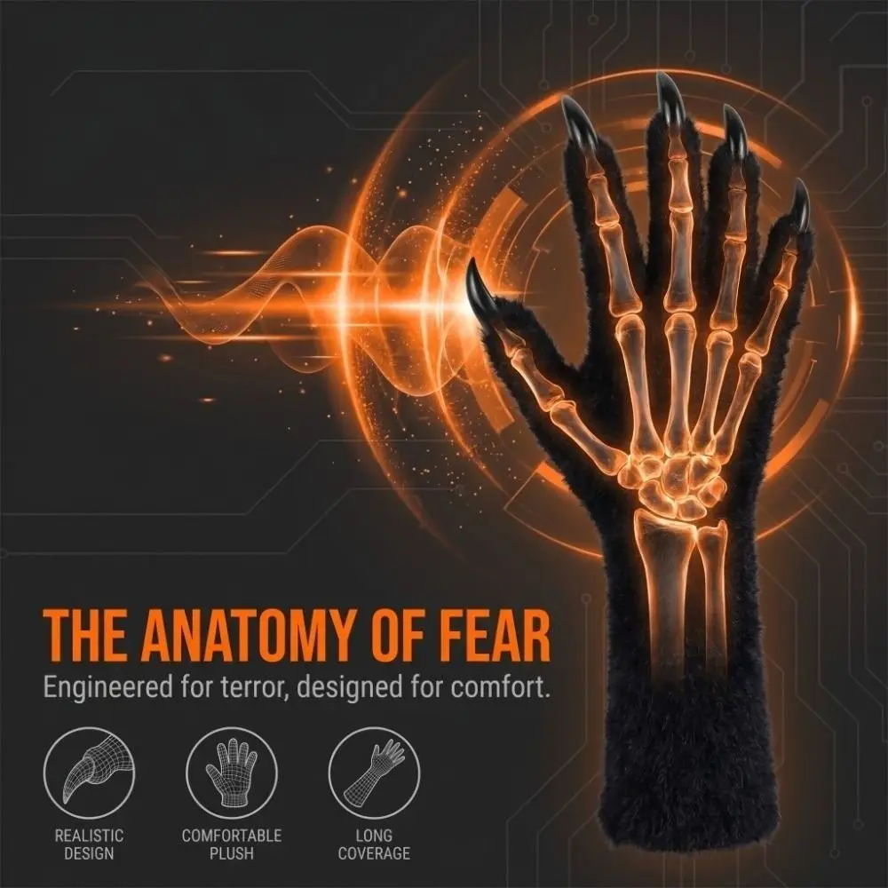Full Finger Full Finger Paws Gloves Animal Paw Halloween Long Gloves Furry Realistic Long Nails Cosplay Gloves Cosplay Parties
Full Finger Full Finger Paws Gloves Animal Paw Halloween Long Gloves Furry Realistic Long Nails Cosplay Gloves Cosplay Parties
