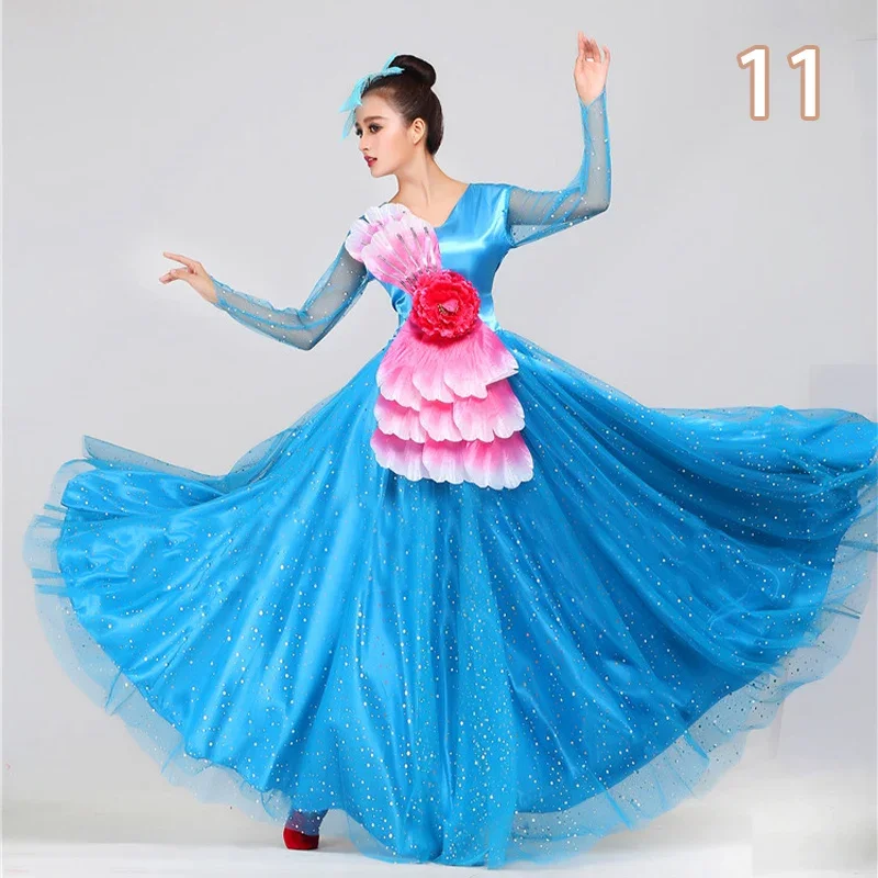 360 Degree Spanish Dance Costume Classic Dance Costume Flamenco Women Swing Skirts Bullfight Opening Dance Performance
360 Degree Spanish Dance Costume Classic Dance Costume Flamenco Women Swing Skirts Bullfight Opening Dance Performance