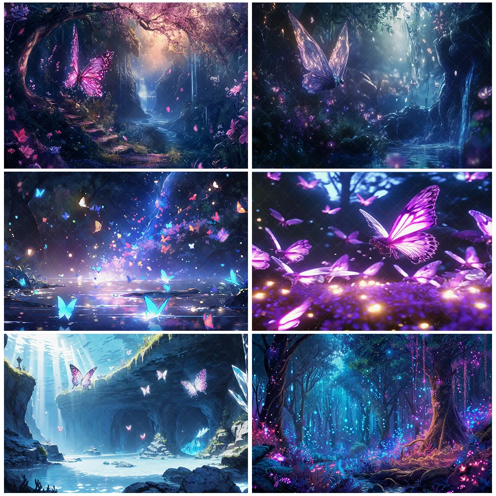 Fairy Tale Dreamy Forest Butterfly Backdrop Wonderland Photography Background Child Birthday Party Decoration Baby Shower Supply
Fairy Tale Dreamy Forest Butterfly Backdrop Wonderland Photography Background Child Birthday Party Decoration Baby Shower Supply