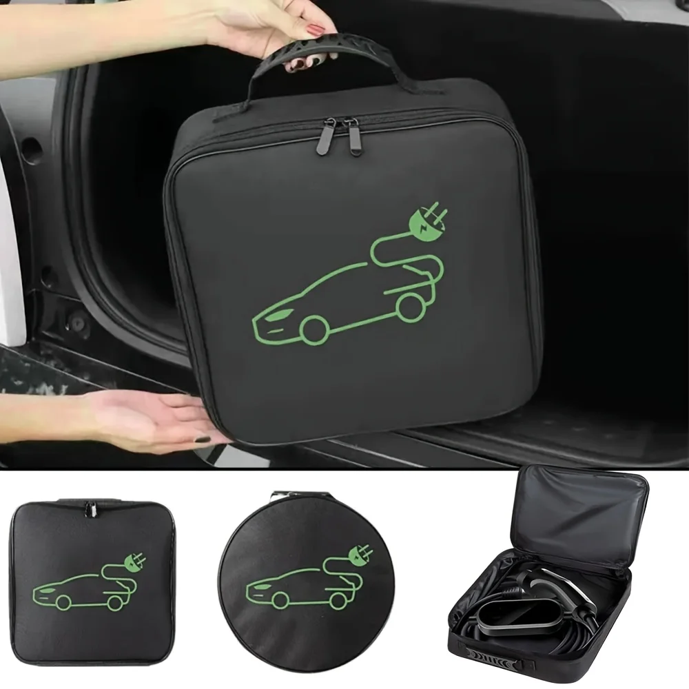 1pc Square EV Charging Cable Storage Bag, For Charger Gun & Cable, Portable, Must Have For EV Owners, P D&S, Gift For Car Lovers
1pc Square EV Charging Cable Storage Bag, For Charger Gun & Cable, Portable, Must Have For EV Owners, P D&S, Gift For Car Lovers