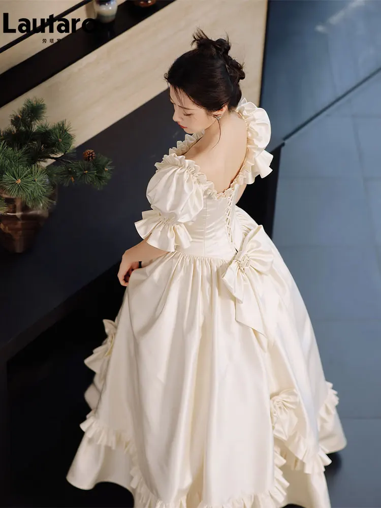 Lautaro Spring Luxury Evening Party Wedding Birthday Prom Ruffled Poofy French Court Style Fairy Dress Women Puff Sleeve 2026
Lautaro Spring Luxury Evening Party Wedding Birthday Prom Ruffled Poofy French Court Style Fairy Dress Women Puff Sleeve 2026
