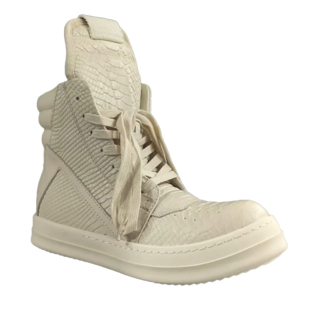 Genuine Leather White Python Embossed Men Ankle Boot Round Head Zipper Fashion Ro Designer Women Casual Sneakers High Top Shoes
Genuine Leather White Python Embossed Men Ankle Boot Round Head Zipper Fashion Ro Designer Women Casual Sneakers High Top Shoes