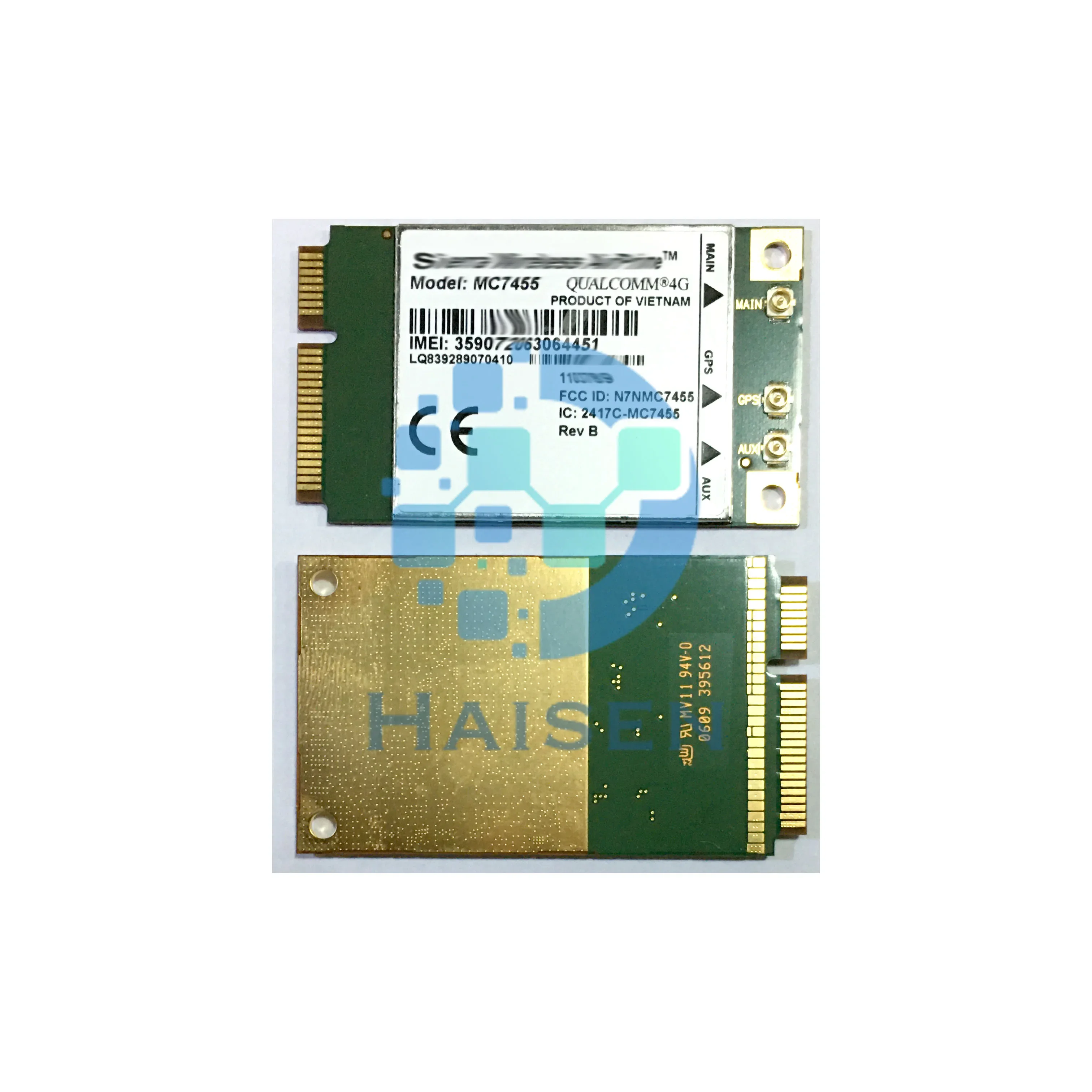 Original Sierra Wireless AirPrime MC7455 4G LTE CAT6 GNSS GSM GPRS module Qualcomm MDM9230 supports 3G roaming MC7455
Original Sierra Wireless AirPrime MC7455 4G LTE CAT6 GNSS GSM GPRS module Qualcomm MDM9230 supports 3G roaming MC7455