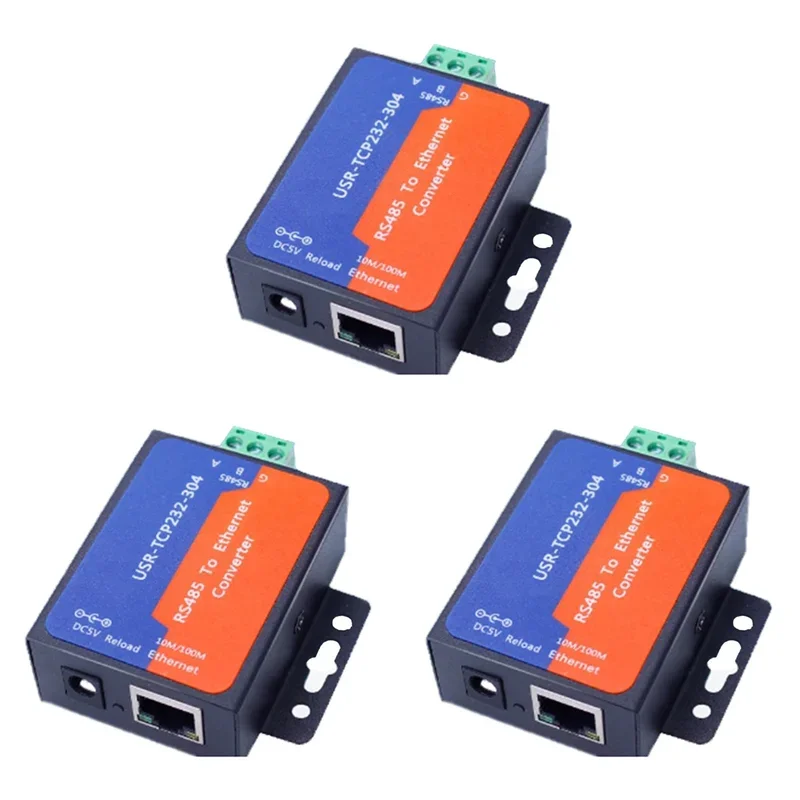 3X Modbus RS485 to Ethernet Converter Server USR-TCP232-304 - DHCP/DNS Supported Data Transmission
3X Modbus RS485 to Ethernet Converter Server USR-TCP232-304 - DHCP/DNS Supported Data Transmission