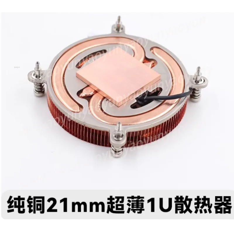 Desktop CPU Ultra Thin 1U Pure Copper Heat Pipe Silent Radiator Fan Low Noise High Efficiency Cooling
Desktop CPU Ultra Thin 1U Pure Copper Heat Pipe Silent Radiator Fan Low Noise High Efficiency Cooling