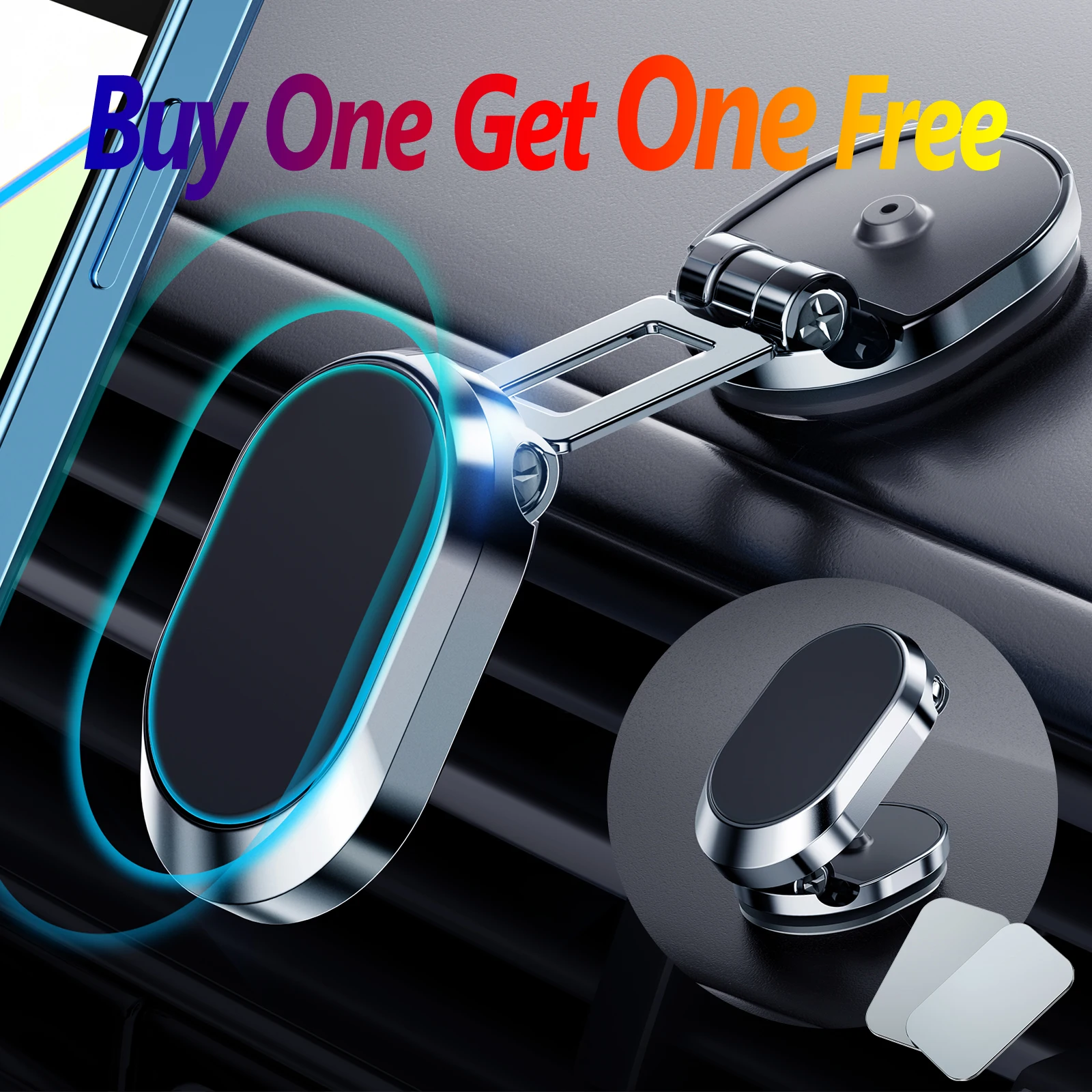 Buy 1 Get 1 Free Magnetic Car Phone Holder Magnet Smartphone Mobile Stand Cell GPS For iPhone Xiaomi Mi Huawei Samsung LG
Buy 1 Get 1 Free Magnetic Car Phone Holder Magnet Smartphone Mobile Stand Cell GPS For iPhone Xiaomi Mi Huawei Samsung LG