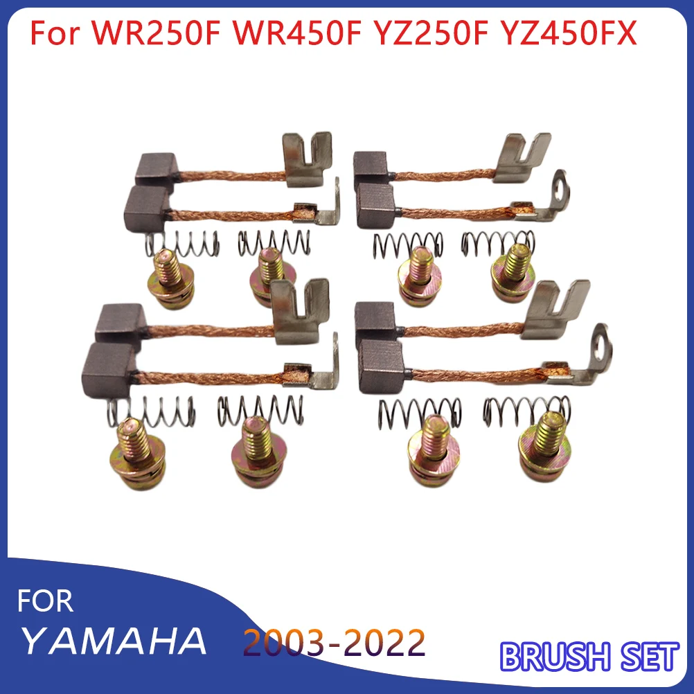 4 PCS Motorcycle Carbon Brush Repair Kit For YAMAHA WR250F 2003-2022 WR450F YZ250F MONSTER YZ450FX Starter Motor Brush Kit
4 PCS Motorcycle Carbon Brush Repair Kit For YAMAHA WR250F 2003-2022 WR450F YZ250F MONSTER YZ450FX Starter Motor Brush Kit