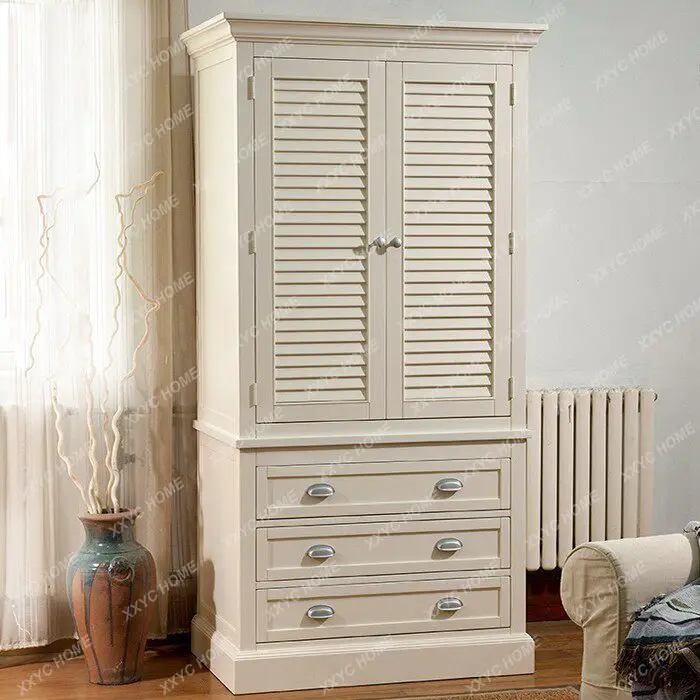 Vintage solid wood wardrobe, rustic kids' closet, modern minimalist storage cabinet - customizable
Vintage solid wood wardrobe, rustic kids' closet, modern minimalist storage cabinet - customizable
