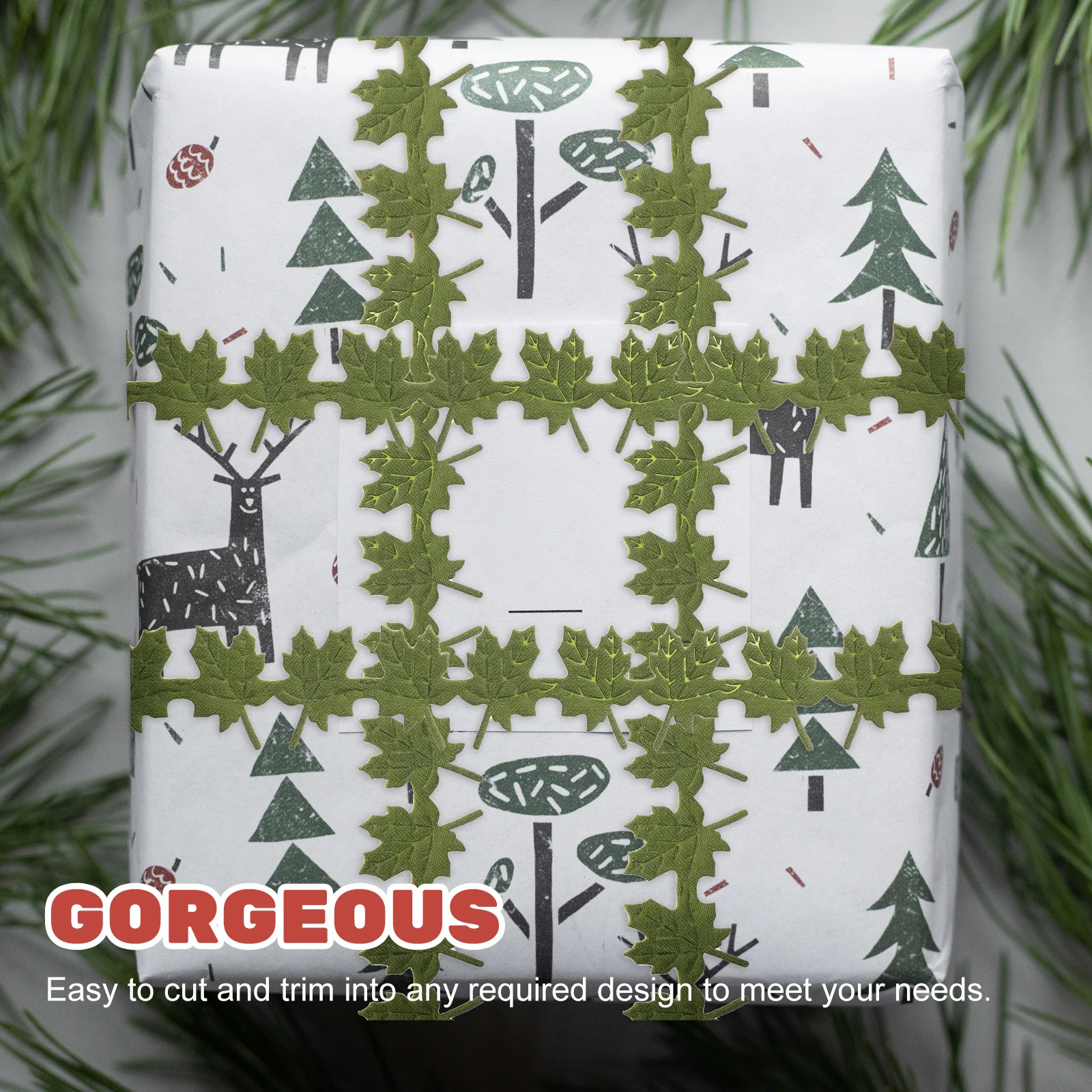 3 Rolls Maple Leaf Gift Ribbon Strong Wear Resistance Fall Decorative Ribbon for Festival Packaging Craft Wrapping Ribbons
3 Rolls Maple Leaf Gift Ribbon Strong Wear Resistance Fall Decorative Ribbon for Festival Packaging Craft Wrapping Ribbons