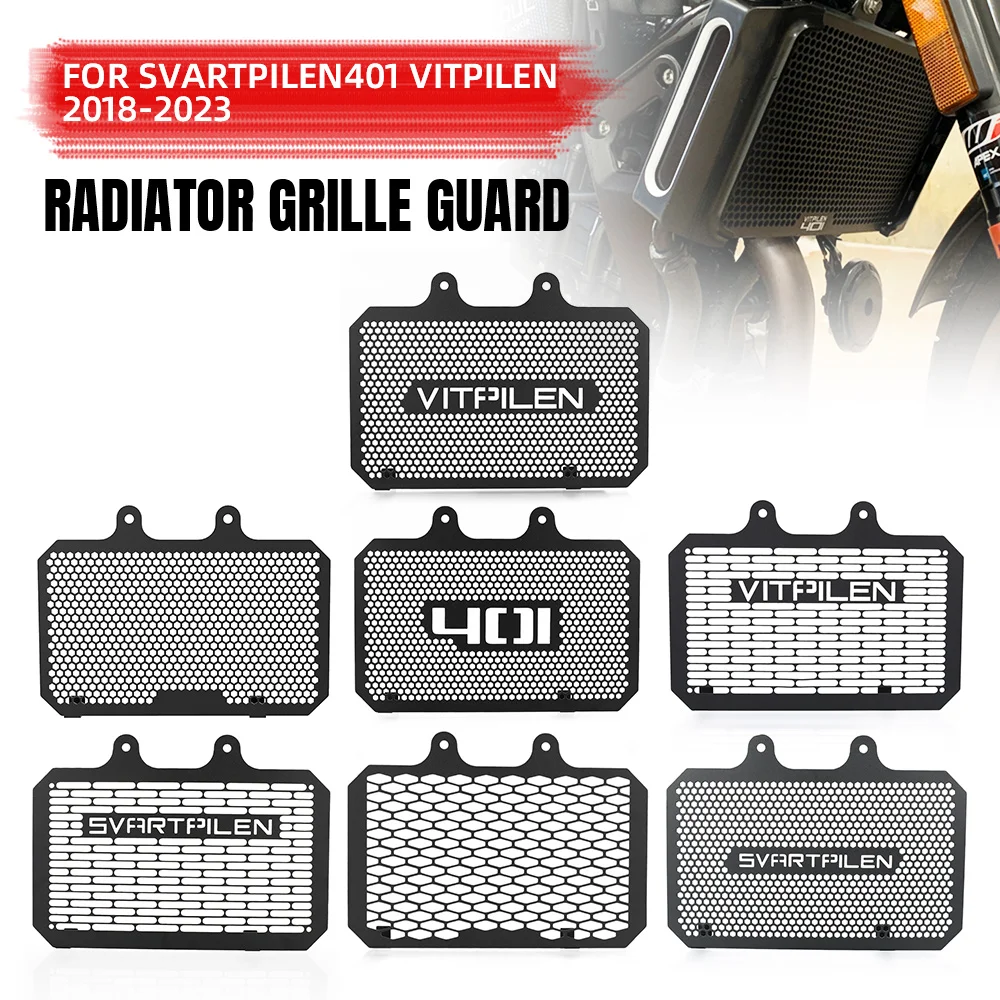 Алюминиевая решетка радиатора, защитная крышка для Husqvarna Svartpilen401 VITPILEN 2018-2019-2020-2021-2022-2023 аксессуары для мотоциклов 
Алюминиевая решетка радиатора, защитная крышка для Husqvarna Svartpilen401 VITPILEN 2018-2019-2020-2021-2022-2023 аксессуары для мотоциклов