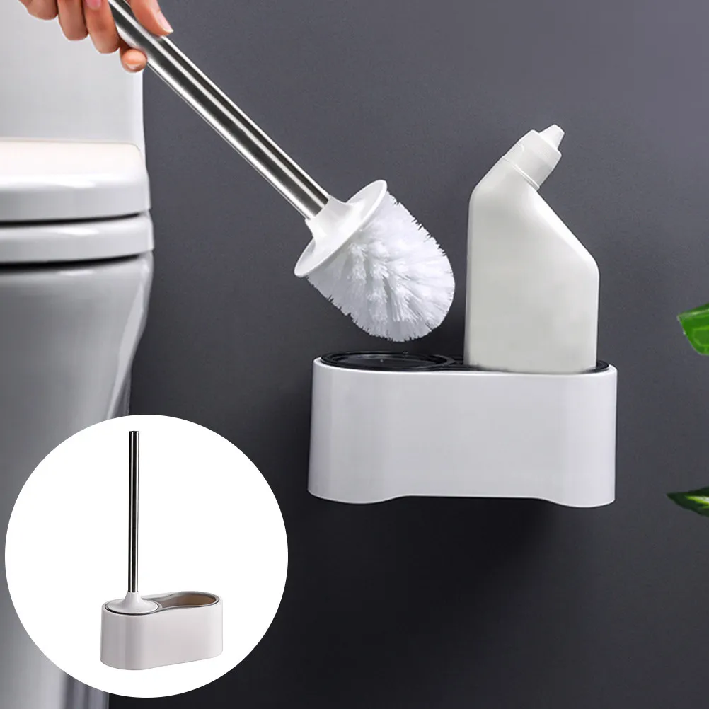 1Set Wall Mounted Toilet Brush Set High Grade Bristles Ventilated Drainable Design Nail Free Installation Space Saving Home
1Set Wall Mounted Toilet Brush Set High Grade Bristles Ventilated Drainable Design Nail Free Installation Space Saving Home