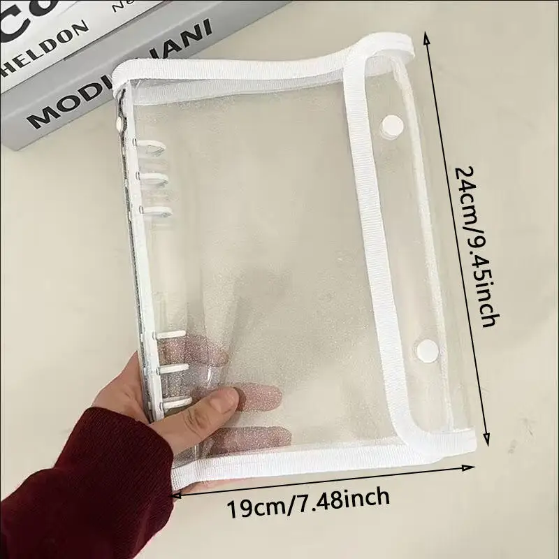 10PCS A5 Binder Double-Buckle Cover Refill Sleeves Bags DIY Loose Leaf Photo Collect Book Kpop Organizer Holder Minimalism
10PCS A5 Binder Double-Buckle Cover Refill Sleeves Bags DIY Loose Leaf Photo Collect Book Kpop Organizer Holder Minimalism