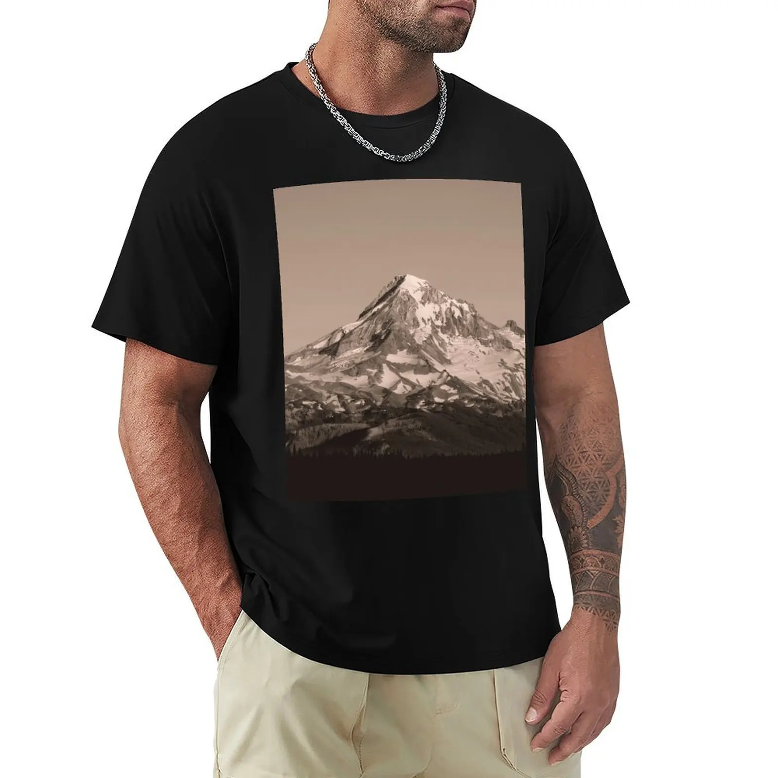 Mount Hood Adventure Black and White T-Shirt Water Resistant Casual T-Shirt
Mount Hood Adventure Black and White T-Shirt Water Resistant Casual T-Shirt