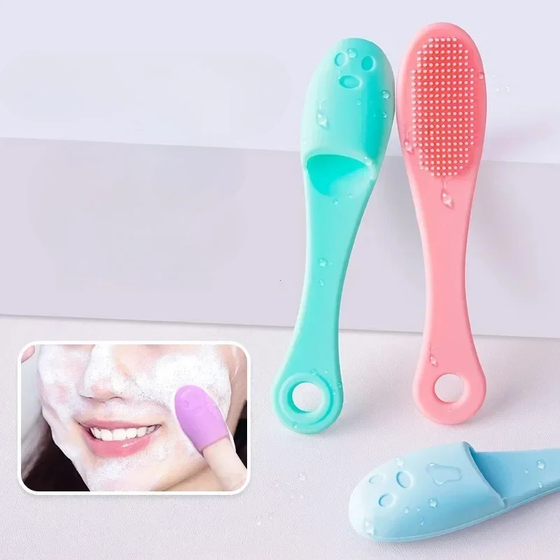 Silicone Nose Brush Facial Pore Cleaner Portable Blackhead Double-sided Massage Brushes Beauty Cleaning Tool Facial Nasal Scrub
Silicone Nose Brush Facial Pore Cleaner Portable Blackhead Double-sided Massage Brushes Beauty Cleaning Tool Facial Nasal Scrub