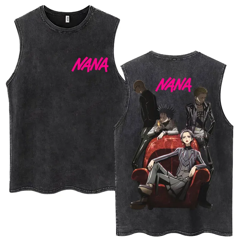 Майки-топы унисекс в стиле аниме Nana Osaki Black Stones, модные безрукавки в стиле Харадзюку, хлопковые оверсайз футболки, уличная одежда
Майки-топы унисекс в стиле аниме Nana Osaki Black Stones, модные безрукавки в стиле Харадзюку, хлопковые оверсайз футболки, уличная одежда