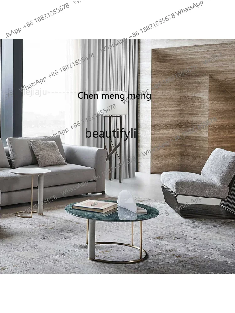 ss7486 Sales Office Italian Simple Side Table Indian Green Marble round Tea Table Small Apartment Living Room Leather Corner Tab
ss7486 Sales Office Italian Simple Side Table Indian Green Marble round Tea Table Small Apartment Living Room Leather Corner Tab