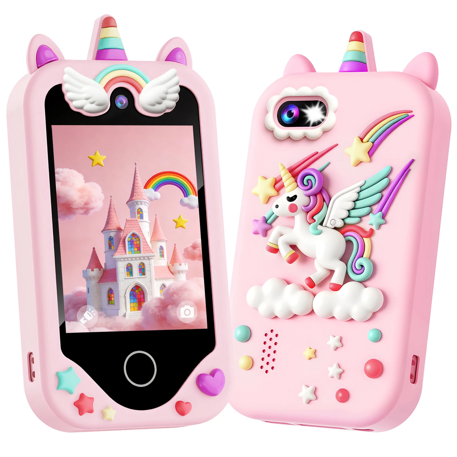 Детский телефон с сенсорным экраном, камерой 48 МП, поддерживает видеозапись HD 1080P. Оснащен картой памяти 64 ГБ и считывание карт.
Детский телефон с сенсорным экраном, камерой 48 МП, поддерживает видеозапись HD 1080P. Оснащен картой памяти 64 ГБ и считывание карт.