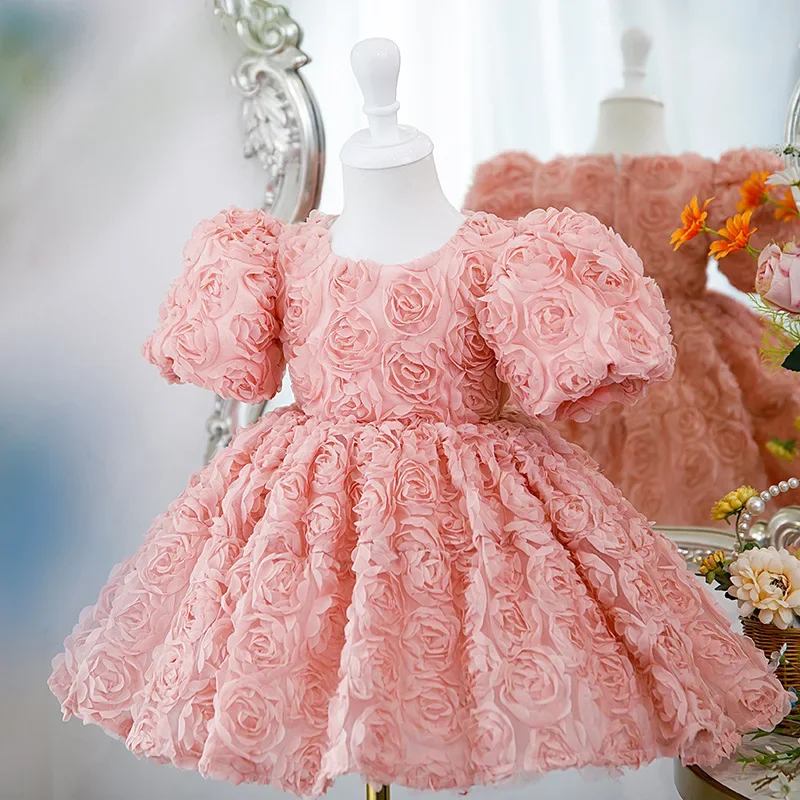 1-6 Years Children Girls Princess Dress Ball Flower Girls Flower Dress Kids Party Clothes 1Y-12Y Toddler Rose Pink Dresses
1-6 Years Children Girls Princess Dress Ball Flower Girls Flower Dress Kids Party Clothes 1Y-12Y Toddler Rose Pink Dresses