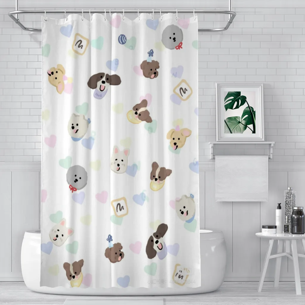 Puppy Unique decor Modern Fabric Bathroom Shower Curtains art design Print Curtain Cute
Puppy Unique decor Modern Fabric Bathroom Shower Curtains art design Print Curtain Cute