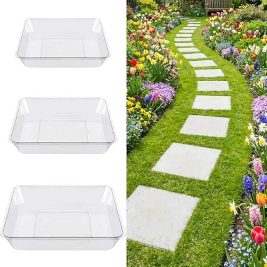 3 Size Square Stepping Stone Mold8" 10.2" 12.2" Reusable Stepping Sone Molds for Concrete Plastic Cement Molds for Casting Gard
3 Size Square Stepping Stone Mold8" 10.2" 12.2" Reusable Stepping Sone Molds for Concrete Plastic Cement Molds for Casting Gard